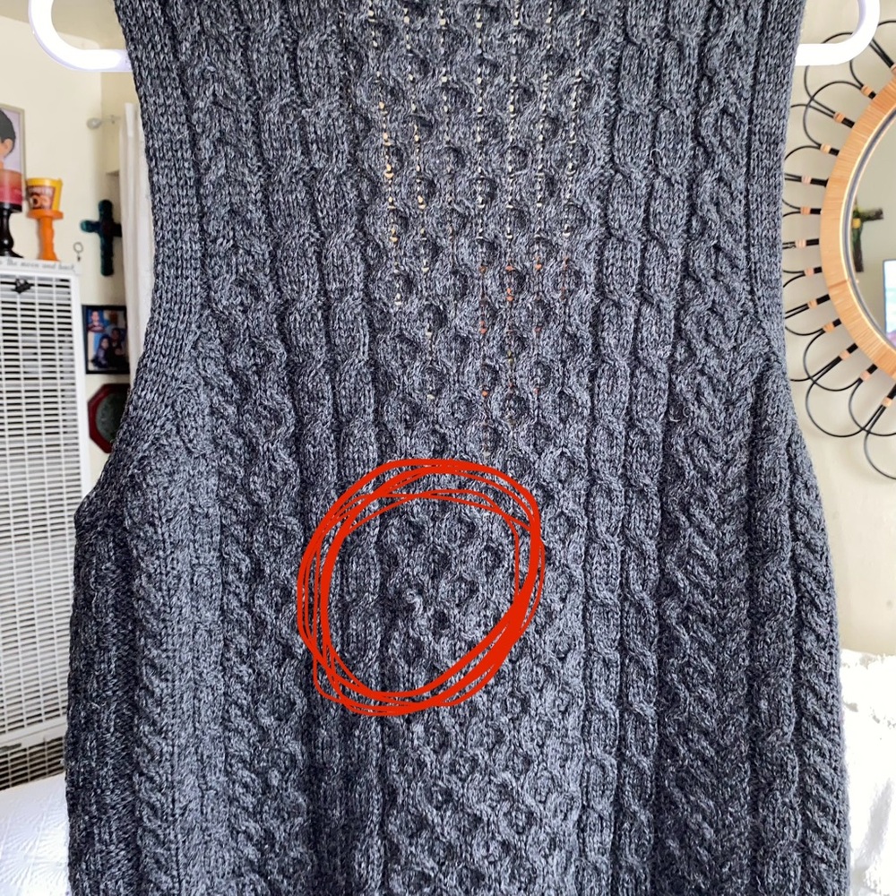 Grandpacore CarraigDonn Pure New Wool Waistcoat Vest Size XL - Picture 16 of 16
